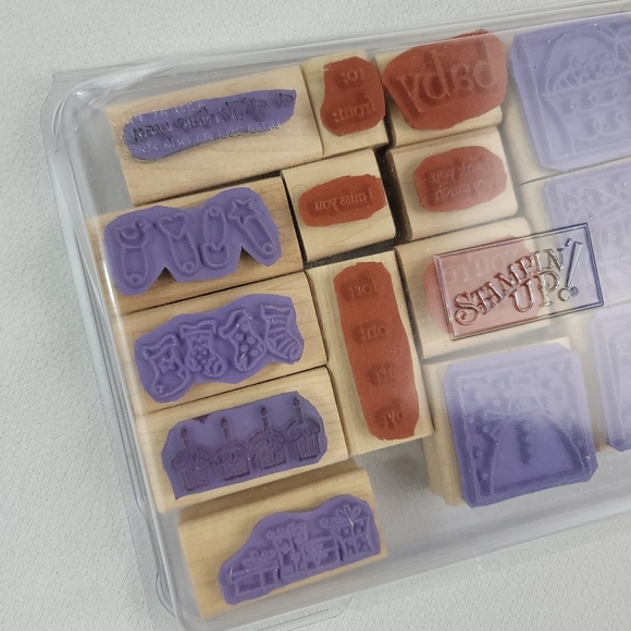 Stampin Up! Lot Of Rubber Stamps - Picture 9 of 13